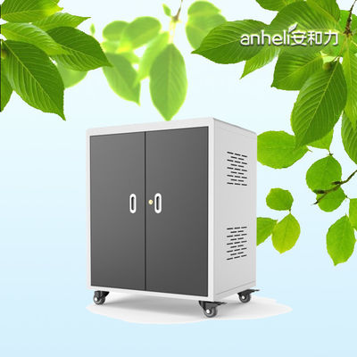 30 Bay Laptop Charging Cabinet with Locks and Keys Cooling Fans and German Medical Standard Wheels