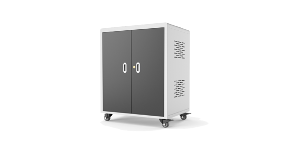 30-Slot Laptop Charging Cabinet with 220V AC Sockets