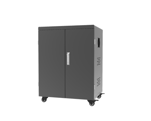 USB Type Smart Tablet Charging Cabinet 54 Ports Ipads Charging Cart