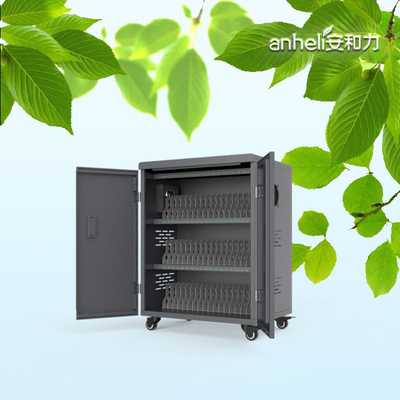 Safety USB Type Charging Cabinet 54 Tablets Charging Cart