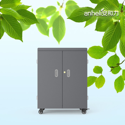 Safety USB Type Charging Cabinet 54 Tablets Charging Cart