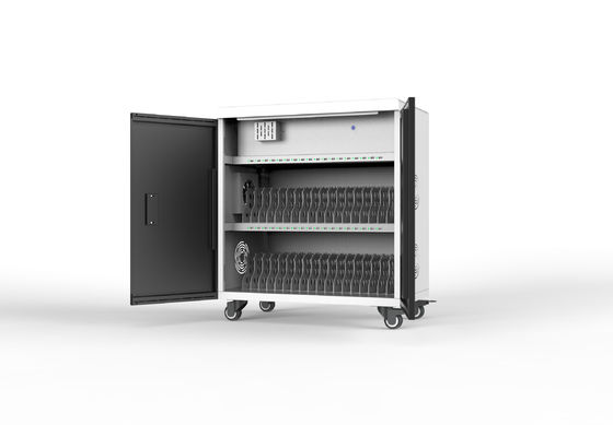 Compact 36 Ports Tablet Charging Cabinet with 1 Year Warranty and Mobility for Easy Transport