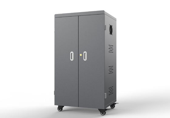 64 Ports Big Capacity USB Charging Cart with 100-250V Input Voltage and 5V 2A Output for Tablets Charging Cabinet