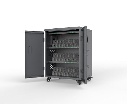 54 Ports ABS Engineering Plastic Tablet Charging Cabinet with LED Lights and Ventilation Holes