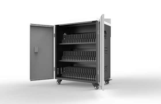 Tablet Charging Cabinet AC Power Directly Charging 60 Ports Charging Cart