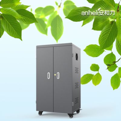 ABS Engineering Plastic 64 USB Slots Charging Cart Smart Charging Cabinet