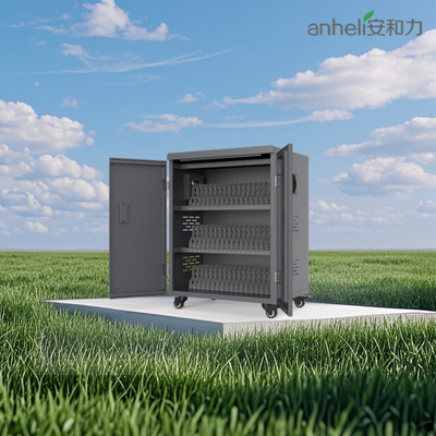 54 USB Slots USB Charging Cart ABS Engineering Plastic Interlayer Type Charging Cabinet 