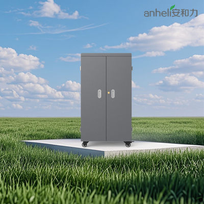 Galvanized Sheet Tablet Charging Cabinet Big Capacity 64 USB Ports Charging Cart