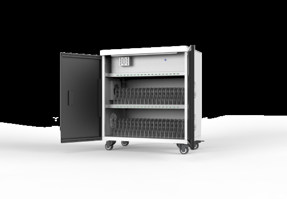 36 Port USB Charging Cart for Tablets with 8S Security System