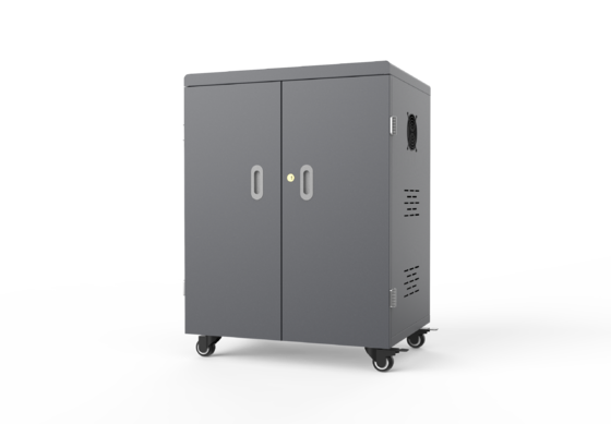 54-Port USB Tablet Charging Cabinet with Cooling Fans