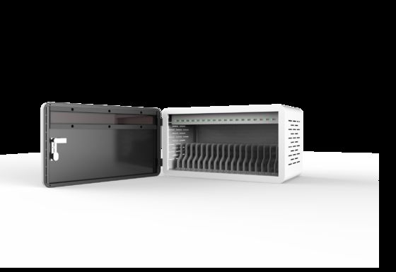 Pre-assembled 18 Ports iPad Charging Cabinet with Lockable Front Door and Compact Design