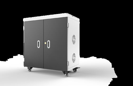 Lockable Storage Charging Cabinet 36 Pcs Tablets USB Type Charging Cart