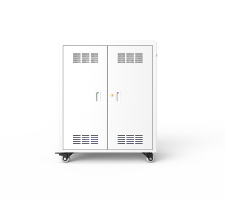Laptop Charging Trolley 30 AC Power Sockets Charging Cabinet