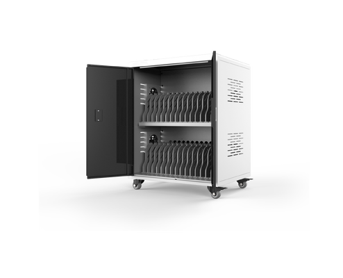Laptops Chromebooks Charging Cabinet 30 AC Power Sockets Charging Cart