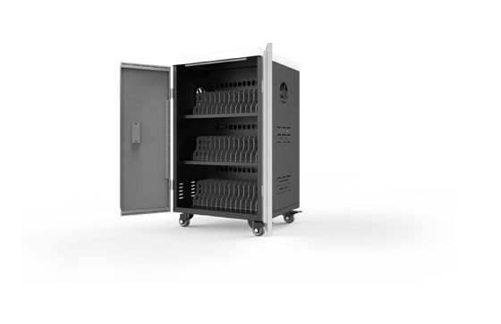 42 Slots AC Power Type Charging Trolley Ipad Charging Cabinet For Tablets
