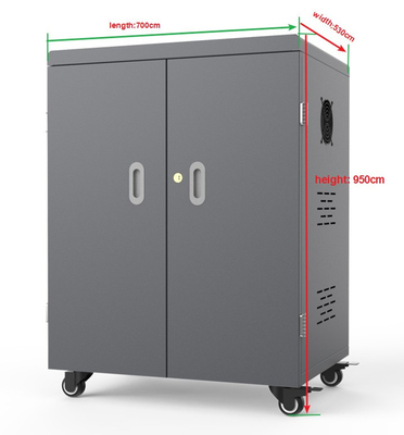 USB Type RoHS 54 Units Tablet Charging Cabinet For Ipads
