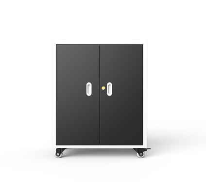 30 Tablets Socket Ipad Chromebook Charging Cabinet With Universal Wheels