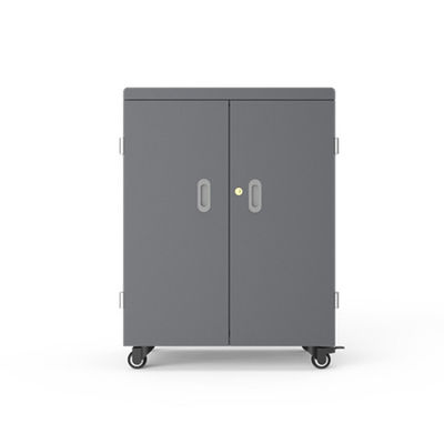 54 USB Ports Lockable Charging Cabinet with 8S Security Protection and Galvanized Sheet Construction for Tablets
