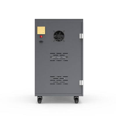 54 USB Ports Lockable Charging Cabinet with 8S Security Protection and Galvanized Sheet Construction for Tablets