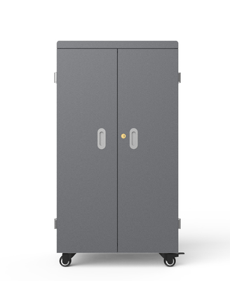 0.8mm Galvanized Ipad Lockable Charging Cabinet Cart For Schools
