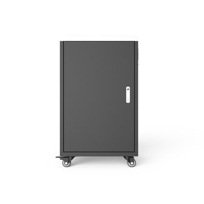 42 Slots iPad Storage Cart with Galvanized Sheet and Cooling Fans for Efficient Charging