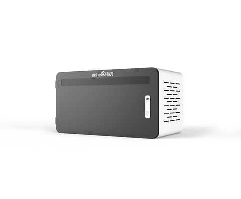 Black Mini Charging Cabinet With ABS Engineering Plastic Interlayer