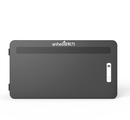 Anheli USB Charging Cabinet Office Ipad Mini Charging Cart Galvanized