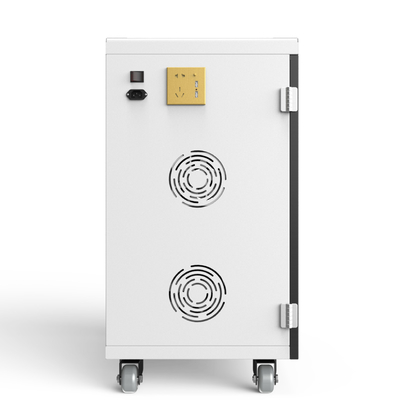 Galvanized Sheet Smart USB Charging Cart 36 Bays With Cooling Fans