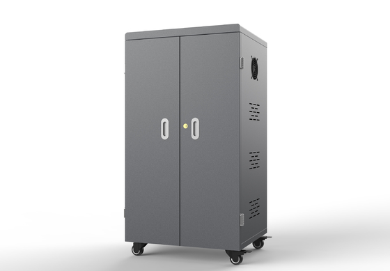 8S Security USB Charging Cart 64 Bays Charging Cabinet